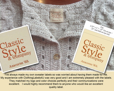 Custom woven Clothing labels