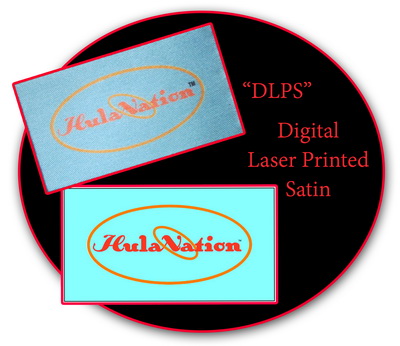 Digital Laser Satin Printed labels 
