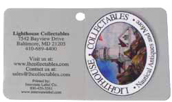 Lighthouse Collectibles Hang Tag