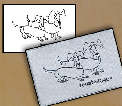Labels for dog clothes
