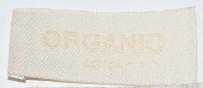 organic woven laels