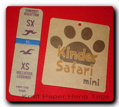 Kraft Paper Hang tags